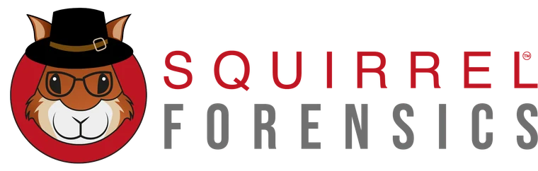 Squirrel Forensics original wordmark